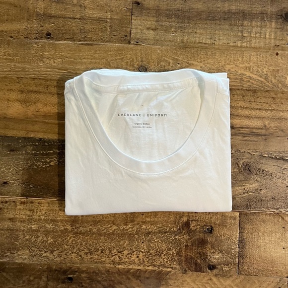 NEW Everlane The Organic Cotton Crew Uniform in White XL - Picture 10 of 11